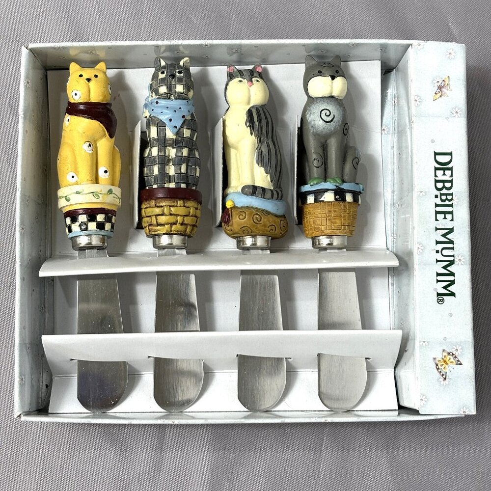 * Debbie Mumm 2001 Garden Cat Spreaders Model No. 12737